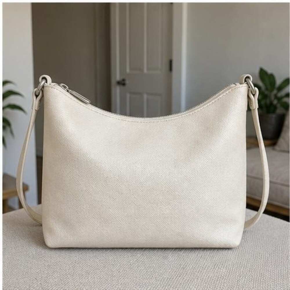 Slate Saffiano Crossbody Bag